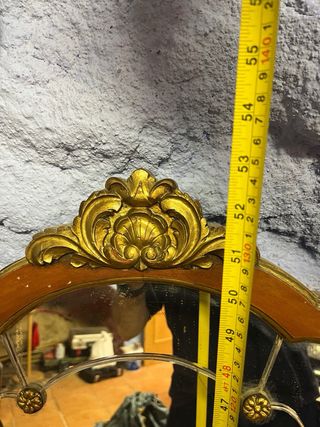 Recibidor antiguo madera - 2 piezas