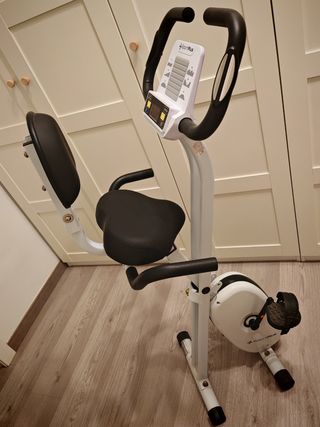 Bicicleta estática SportPlus plegable