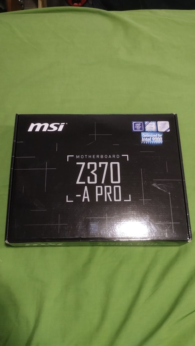 Placa base MSI Z370-A Pro + i5 8600k + 32GB DDR4