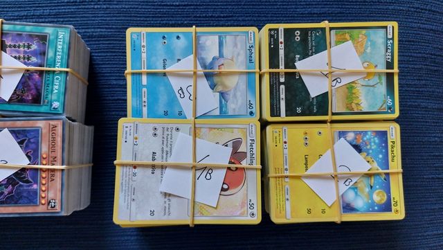  Lotto diCarte Yu-Gi-Oh! - e Pokemon vendo a peso 