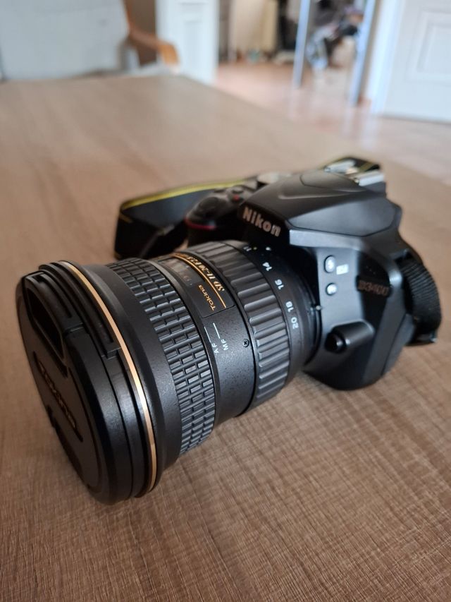 Cámara Nikon D3400 + objetivo Tokina