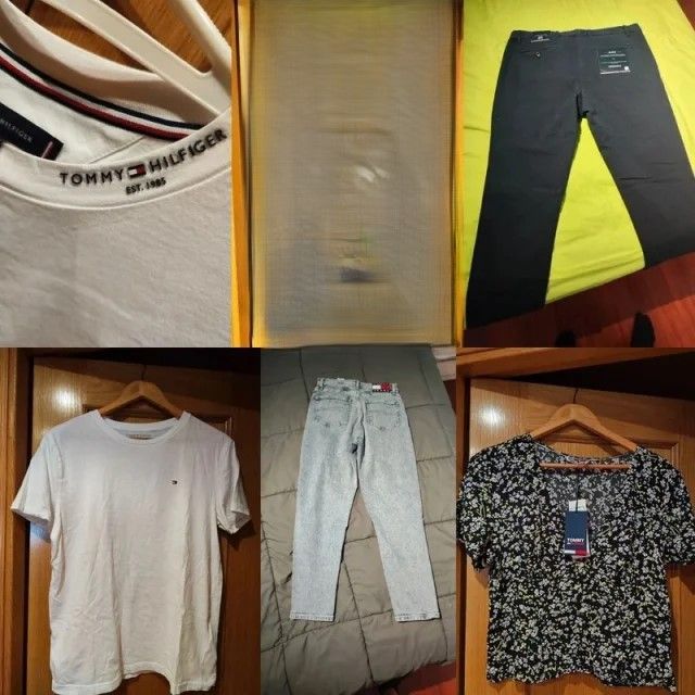 Lote Tommy Hilfiger: Camisetas y camisa