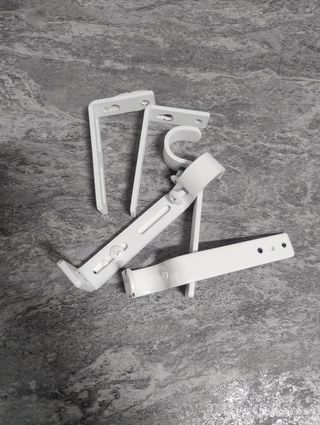 Barra Cortina Extensible Blanca