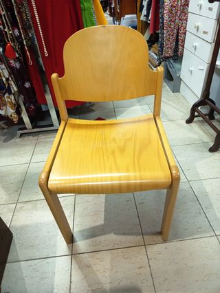 Silla madera vintage
