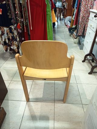 Silla madera vintage