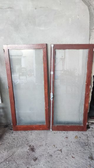 Ventanas antiguas de madera