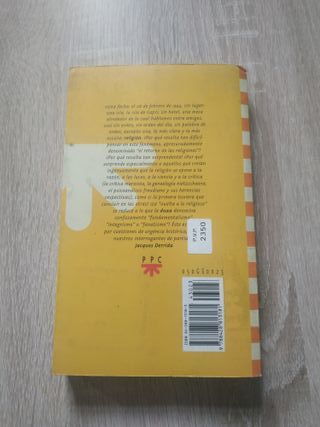 La religión - Jacques Derrida y Gianni Vattimo