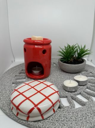 Quemador tarro mermelada fresa