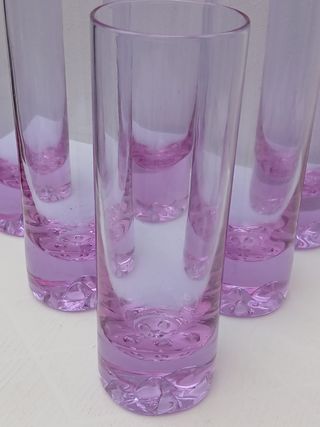 Bicchieri vintage viola Murano