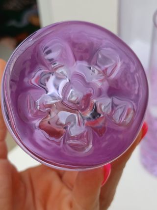 Bicchieri vintage viola Murano