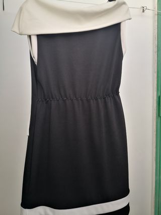 Vestito nero e bianco