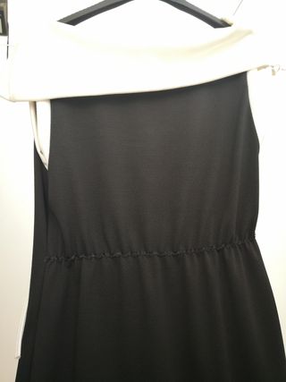 Vestito nero e bianco