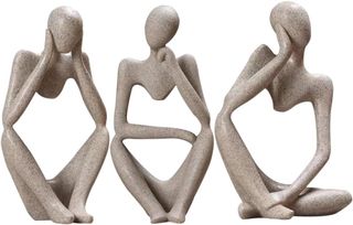 3 statue decorative astratte