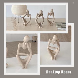 3 statue decorative astratte