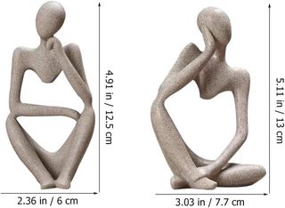 3 statue decorative astratte