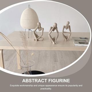 3 statue decorative astratte