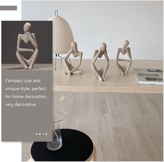 3 statue decorative astratte