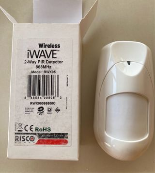 Detector PIR inalámbrico iWave
Alarma Risco