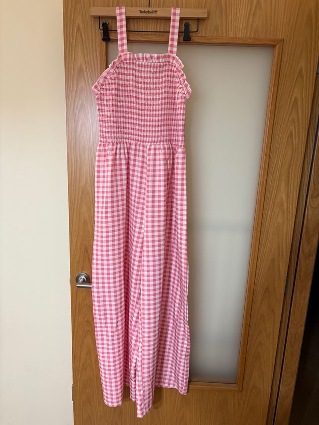 Mono largo cuadros Vichy