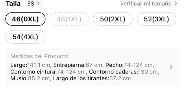 Mono largo cuadros Vichy