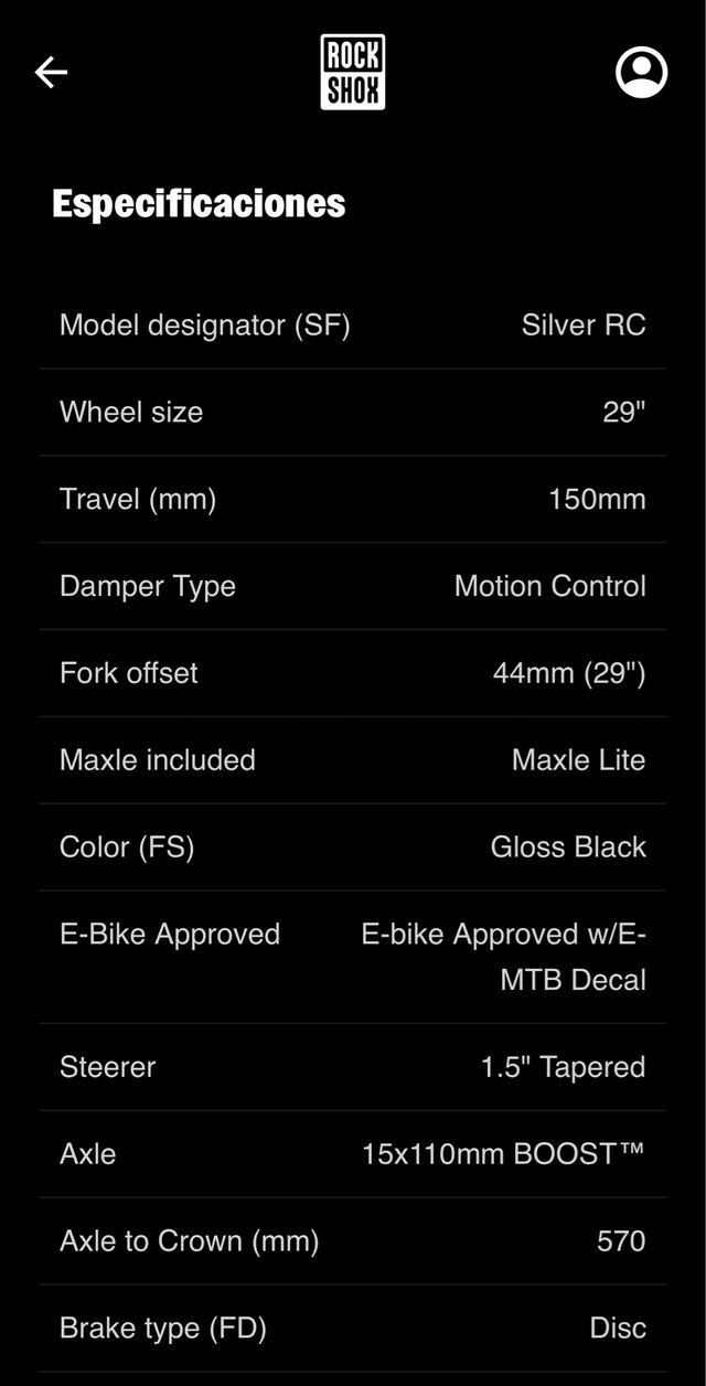 Horquilla ROCKSHOX PSYLO 150mm