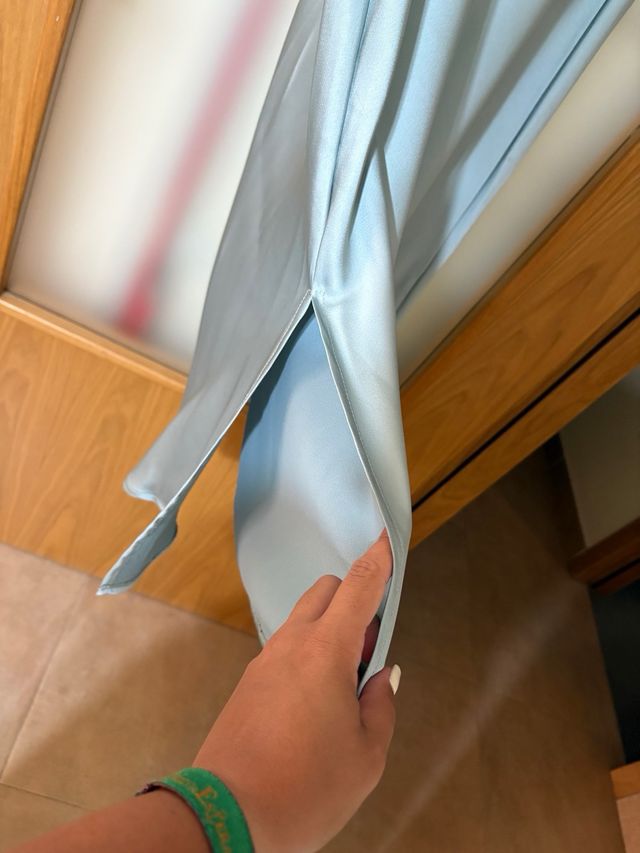 Vestido largo fiesta Zara