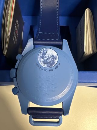 Omega Swatch Speedmaster Super Blue Moon