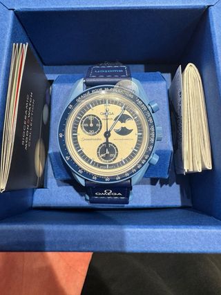 Omega Swatch Speedmaster Super Blue Moon
