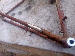 Cuadro bicicleta antiguo
