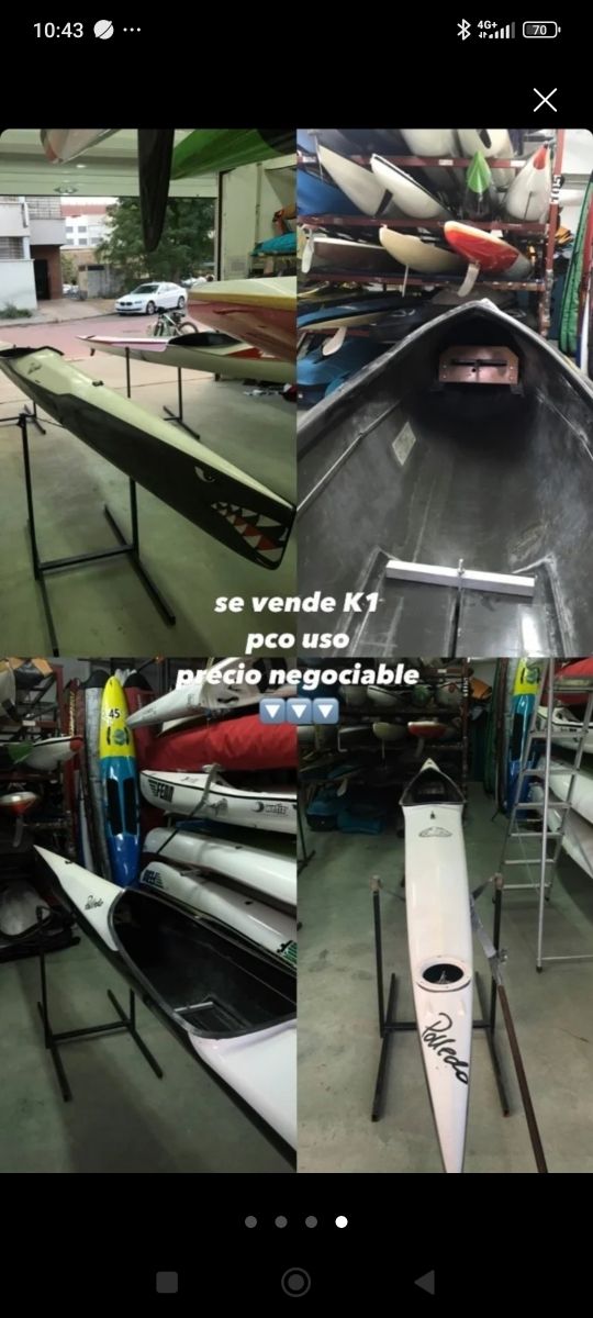 Piragua K1 - Polledo Hauk L