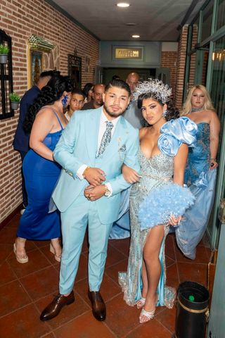Traje azul chico - boda gitana