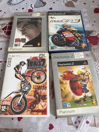 4 juegos PS2: MotoGP3, Tekken Tag, Jak & Daxter
