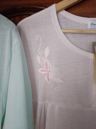 Camisones mujer - 2 uds. - Verde & Rosa