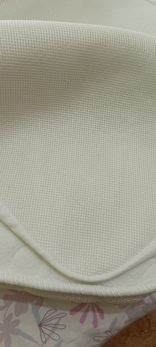 Colchón cuna bebé 120x60cm + protector impermeable