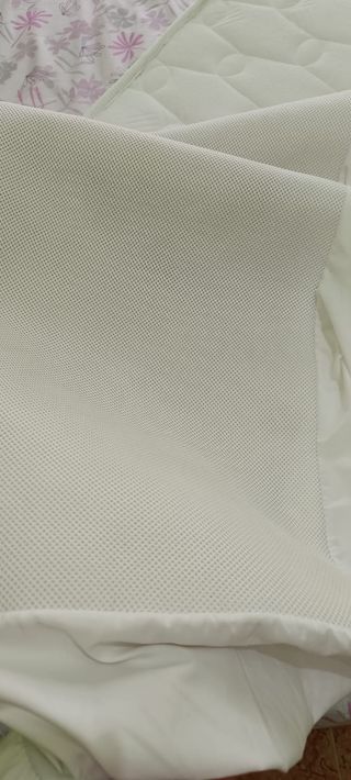 Colchón cuna bebé 120x60cm + protector impermeable