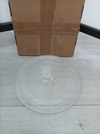 Plato Microondas Universal 245 mm con 3 fijadores