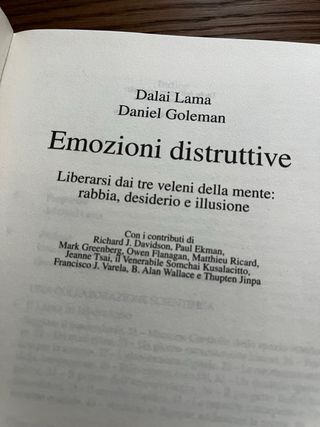 Emozioni distruttive