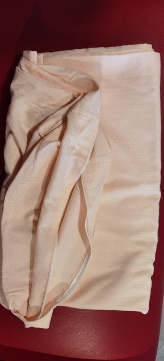 Funda colchón beige 90x180 cm