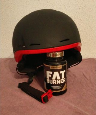 Casco Snowboard Rojo-Negro