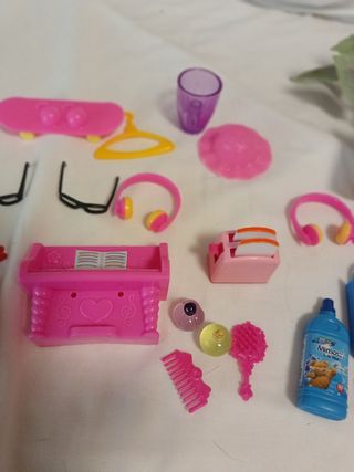 Accesorios Barbie - 25 piezas