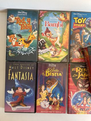 10 películas Disney en VHS