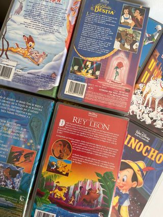 10 películas Disney en VHS