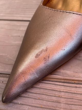 Tacones de sandalia en punta Carolina Boix Plata