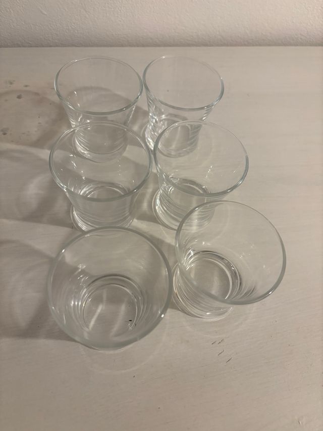 6 Vasos Cristal - Copas