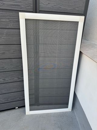 Mosquitera ventana PVC blanca