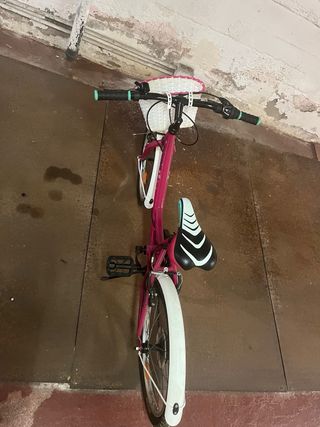 bicicleta rosa