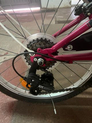 bicicleta rosa