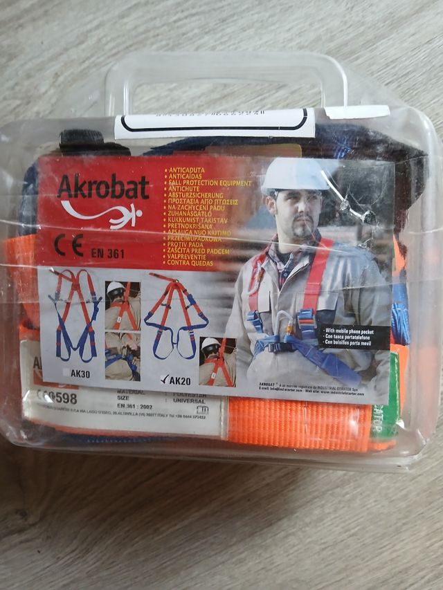 Arnés seguridad 2 enganches regalo