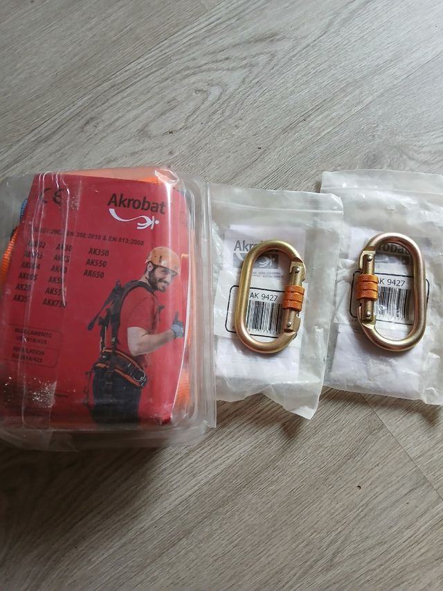 Arnés seguridad 2 enganches regalo