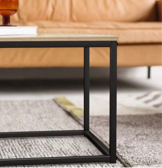 Mesa centro madera-metal, 1 año